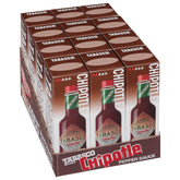 TABASCO chipotle vista frontal del frasco con etiqueta clara y tamaño práctico