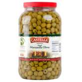 TableTop King frasco 1 galón mostrando aceitunas listas para servir y ahorro