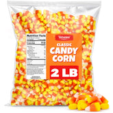 Taboom bolsa frontal con candy corn, muestra cantidad y colores festivos