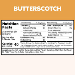Taboom primer plano de textura del caramelo para sabor butterscotch prolongado