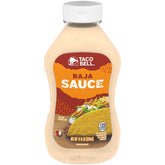 Taco Bell botella frente mostrando diseño y conveniencia