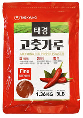 Taekyung envase frente mostrando diseño y cantidad, ideal para cocina coreana