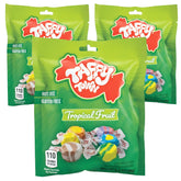Taffy Town empaque frontal con colores tropicales y conveniencia