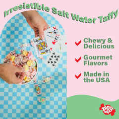 Taffy Town varias piezas envueltas individualmente, higiene y porciones listas