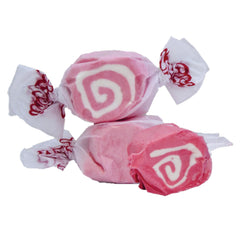 Taffy Town paquete frontal canela mostrando peso y envases, conveniencia para eventos
