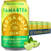 Tama Tea lata frontal mostrando diseño y beneficios visibles