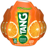 Tang frasco frente mostrando etiqueta clara y conveniencia