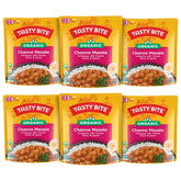 TASTY BITE frente del paquete mostrando marca y porción lista
