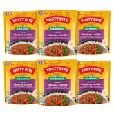 TASTY BITE frente del empaque mostrando producto orgánico y etiqueta clara