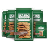 Tate's Bake Shop frente del paquete variado mostrando las cinco bolsas y sus beneficios
