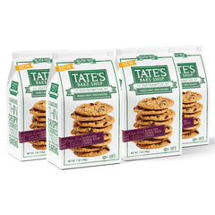 Tate's Bake Shop paquete frontal mostrando galletas avena pasas, ideal para snack