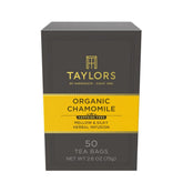 Taylors of Harrogate caja frontal mostrando el diseño y contenido