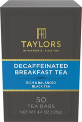 Taylors of Harrogate caja frontal mostrando diseño y cantidad