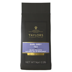 Taylors of Harrogate hojas sueltas en primer plano con textura aromática