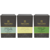 Taylors of Harrogate vista frontal del pack variedad con 3 cajas y presentación clara