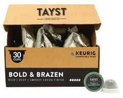 Tayst cápsulas frente pack 30 muestra conveniencia y suministro