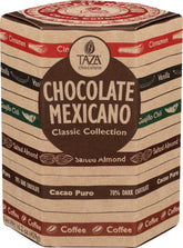 Taza Chocolate pack frontal mostrando seis discos, fácil de compartir
