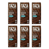Taza Chocolate vista frontal del paquete mostrando barras orgánicas
