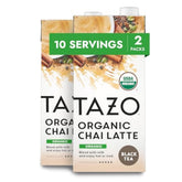 TAZO frontal del cartón concentrado chai, conveniencia para preparar lattes