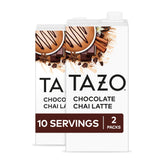 TAZO empaque frontal del concentrado mostrando sabor y tamaño útil