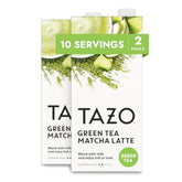 TAZO concentrado frontal mostrando envase y etiqueta, conveniente para preparar lattes