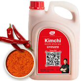 TBK THEBORN envase frontal del sazonador kimchi con información visible y fácil uso