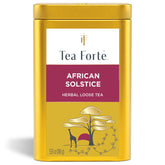 Tea Forte lata African Solstice frente elegante que preserva frescura