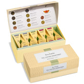Tea Forte caja presentación frontal mostrando elegante estuche y variedad