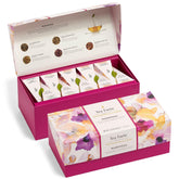 Tea Forté caja de presentación frontal, presenta el set como regalo elegante