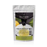 Tea Forte bolsa frontal mostrando la etiqueta y beneficio de gran tamaño