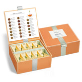 Tea Forte estuche frontal elegante, presenta selección premium