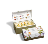 Tea Forte estuche presentación elegante mostrando 20 pirámides, ideal como regalo
