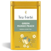 Tea Forte lata frontal mostrando el diseño y frescura del té