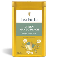 Tea Forte lata frontal mostrando el diseño y frescura del té