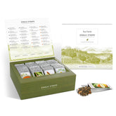 Tea Forte presentación frontal con caja elegante y variedad de sabores