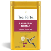 Tea Forte lata frontal mostrando diseño y frescura preservada