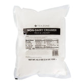 TEA ZONE bolsa frontal Rich & Creamy mostrando sello y peso 2.6 lb, útil para negocios