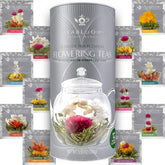 Teabloom lata frontal elegante que conserva frescura y estilo