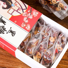 TEAERPKLAE bolsita abierta con dátiles y goji destacando sabor natural