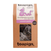 teapigs frente del envase mostrando 50 templetes y apariencia premium