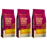 Teeccino envase frontal mostrando sabor hazelnut y beneficios digestivos