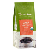 Teeccino empaque frontal mostrando diseño y beneficio sin cafeína