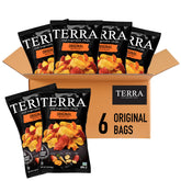 Terra empaque frontal mostrando diseño y tamaño, resalta calidad del producto