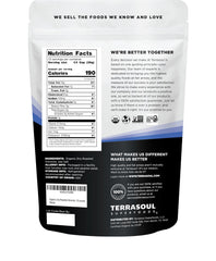 Terrasoul Superfoods primer plano de almendras tostadas crujientes