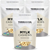 Terrasoul Superfoods empaquetado frontal mostrando sello orgánico y resealable