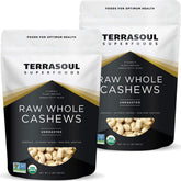 Terrasoul Superfoods paquete frontal mostrando 4 libras y cierre resellable