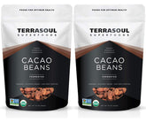 Terrasoul Superfoods frente del empaque muestra sello orgánico y cierre resellable