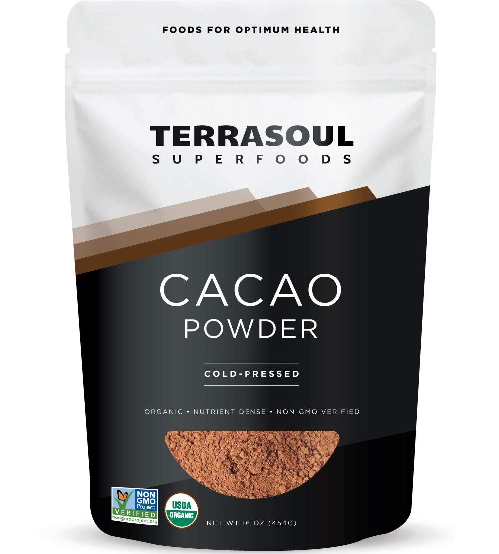 Terrasoul Superfoods empaque frontal mostrando 1 lb y beneficios