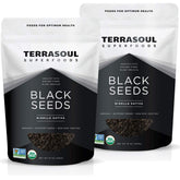 Terrasoul Superfoods bolsa frontal mostrando etiqueta orgánica y 2 lb