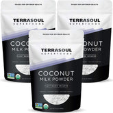 Terrasoul Superfoods envase del producto mostrando el peso y pack de 3, ahorro y conveniencia